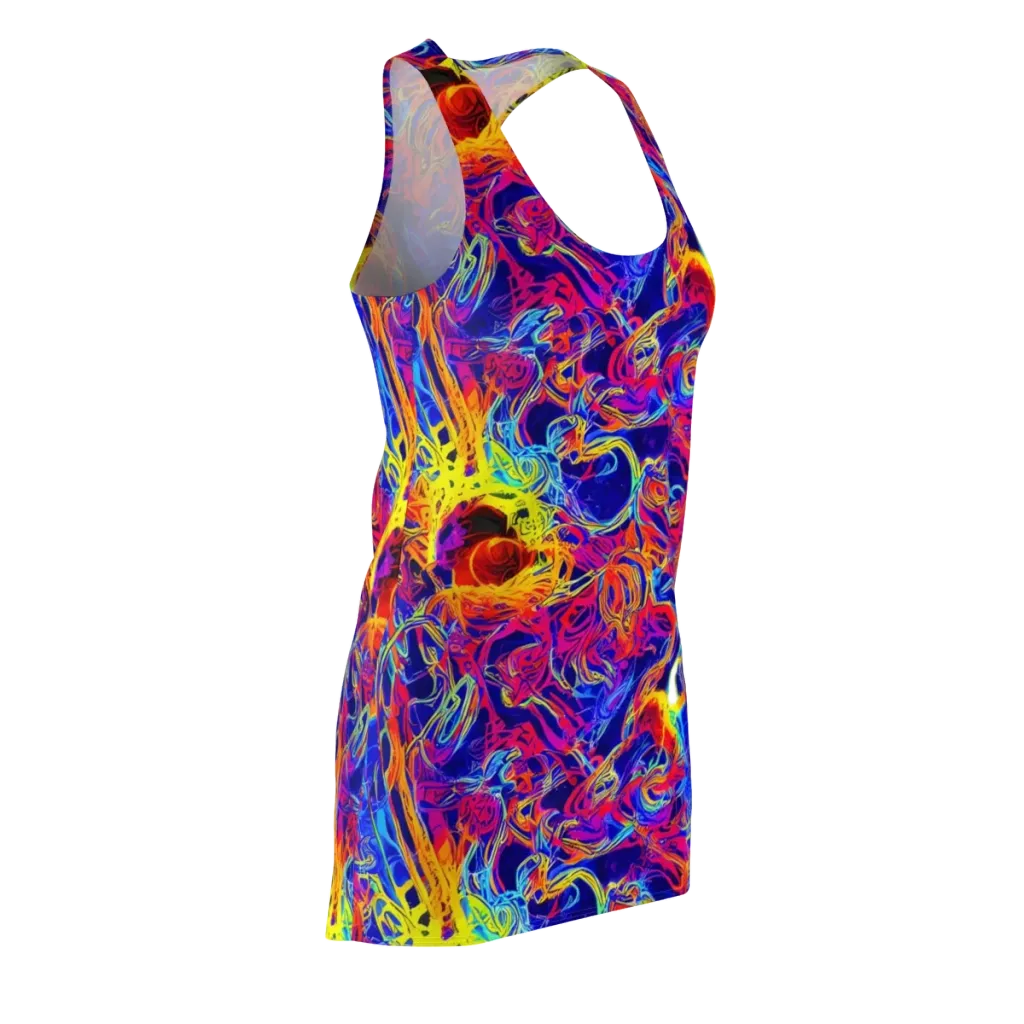 Firefly Frenzy on Racerback Dress — Front Side