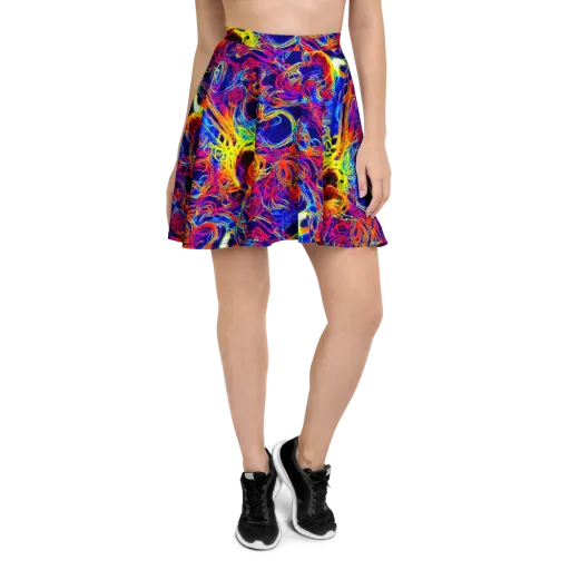 Firefly Frenzy on a Skater Skirt