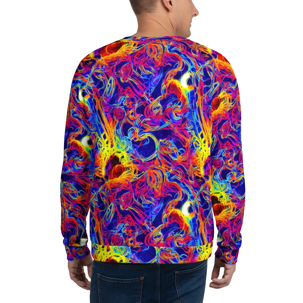 Firefly Frenzy on Sweatshirt — Back