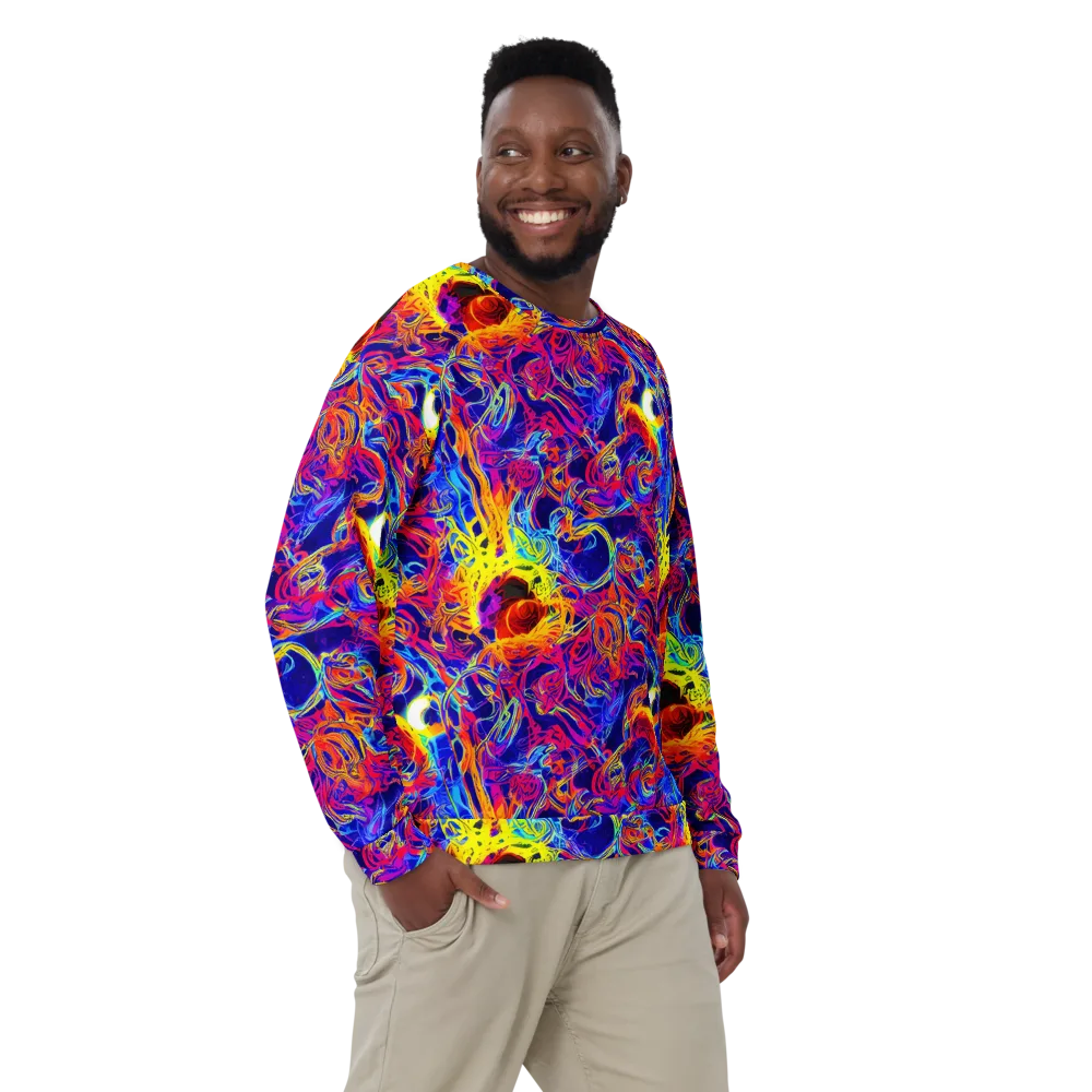 Firefly Frenzy on Sweatshirt — Front