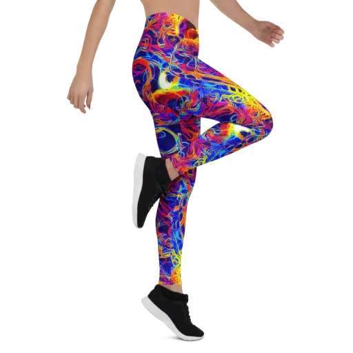 Firefly Frenzy on a Leggings