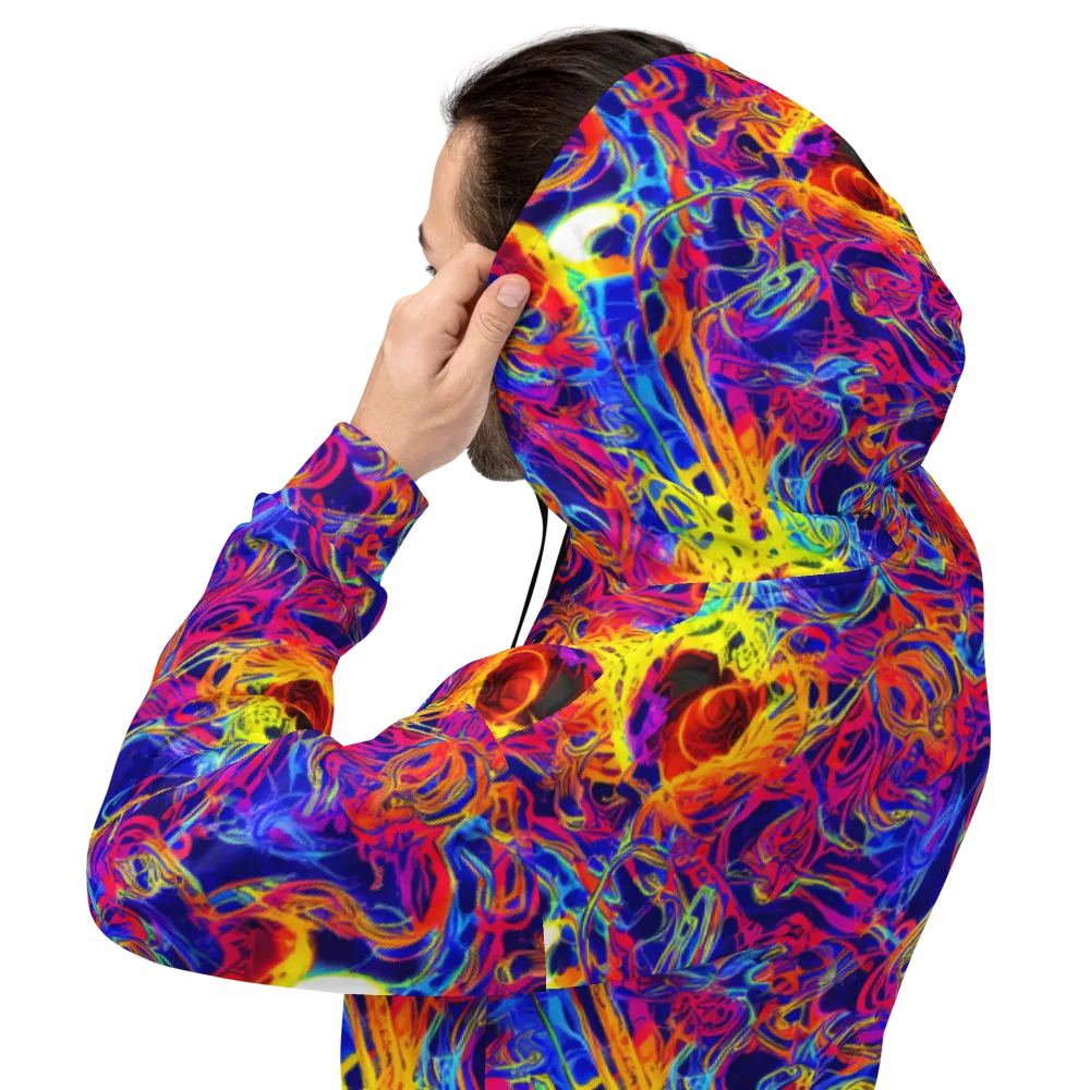 Firefly Frenzy on Hoodie — Back