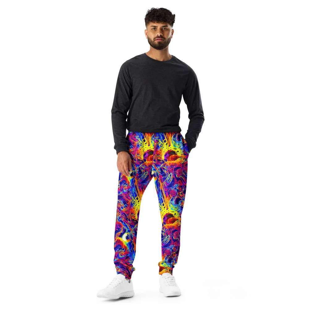 Firefly Frenzy on Men's Joggers — Front