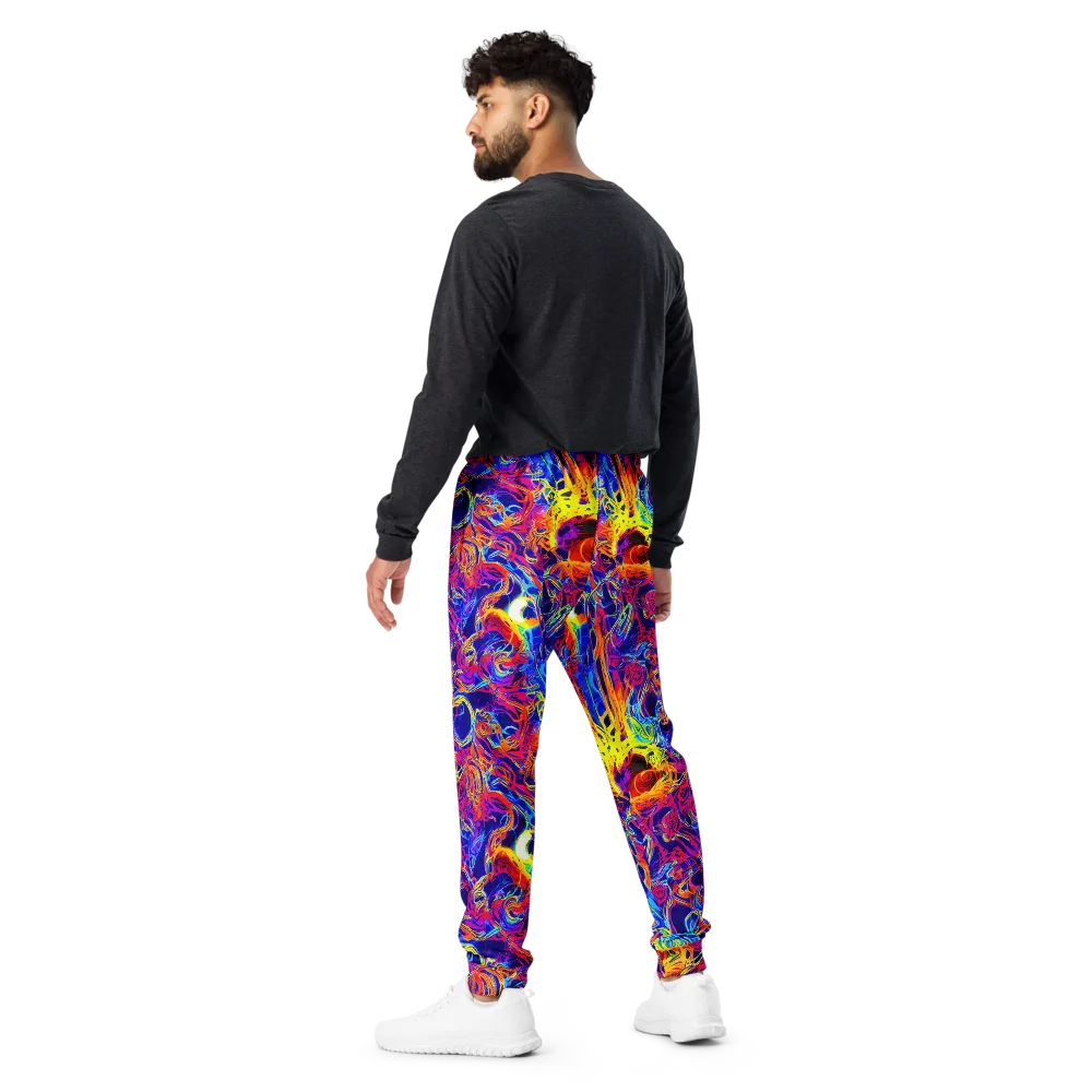 Firefly Frenzy on Men's Joggers — Back