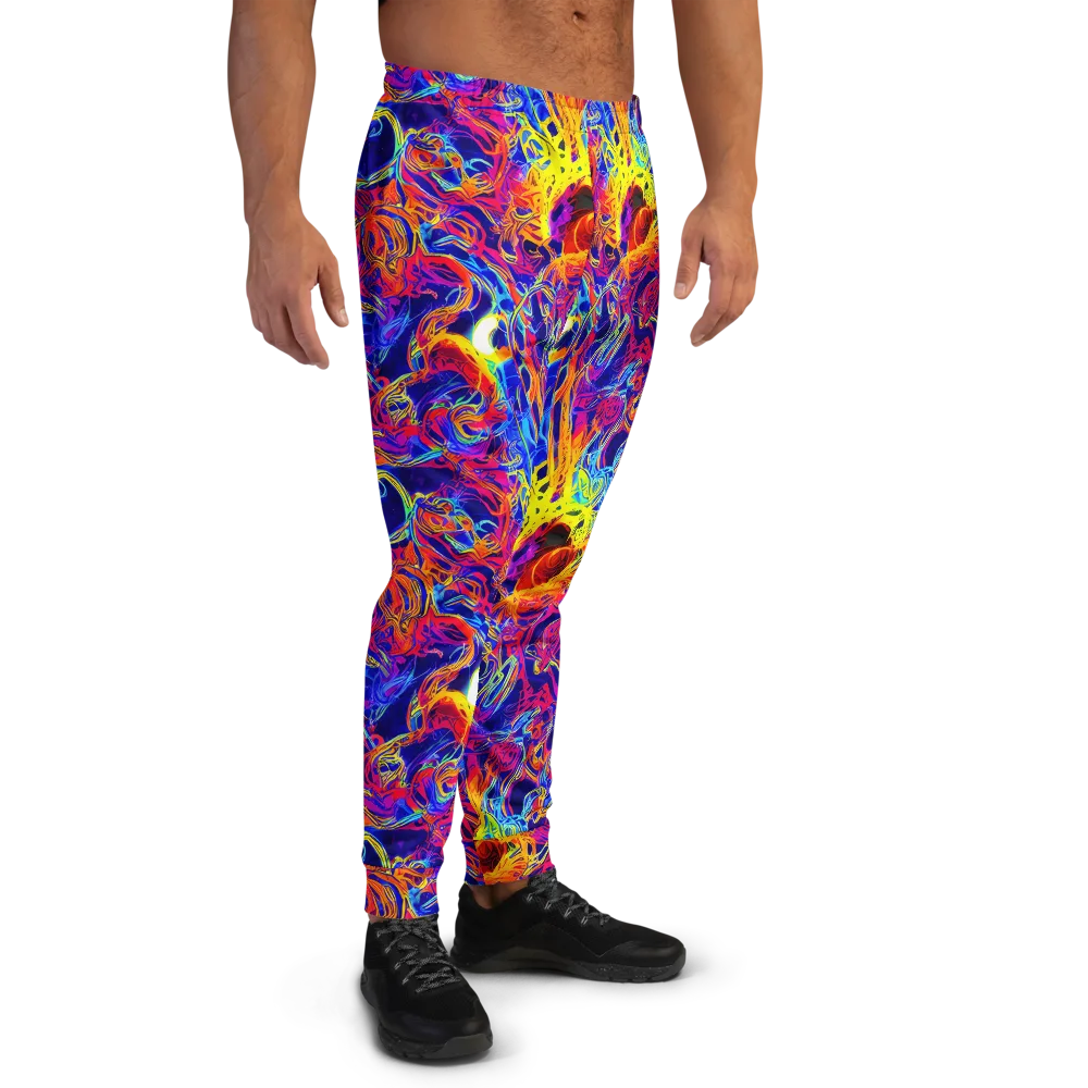 Firefly Frenzy on Men's Joggers — Right