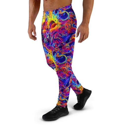 Firefly Frenzy on a Men's Joggers