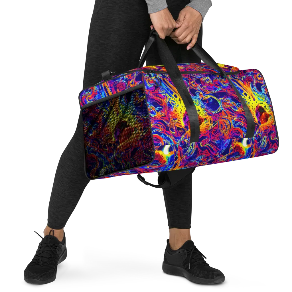 Firefly Frenzy on Duffle Bag — Right Front