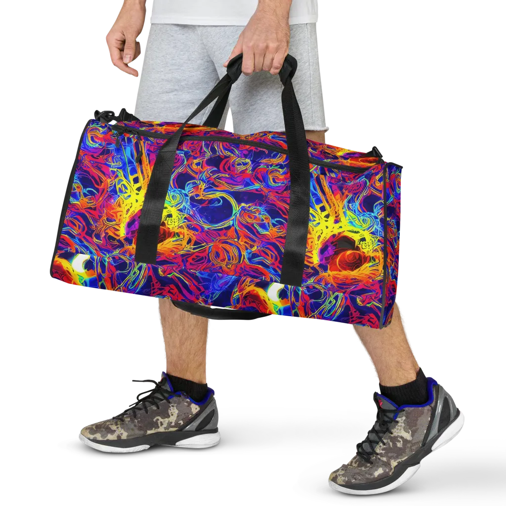 Firefly Frenzy on Duffle Bag — Front