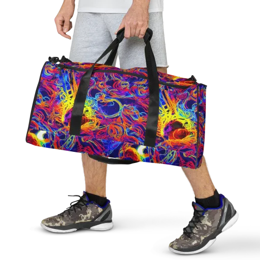 Firefly Frenzy on a Duffle Bag