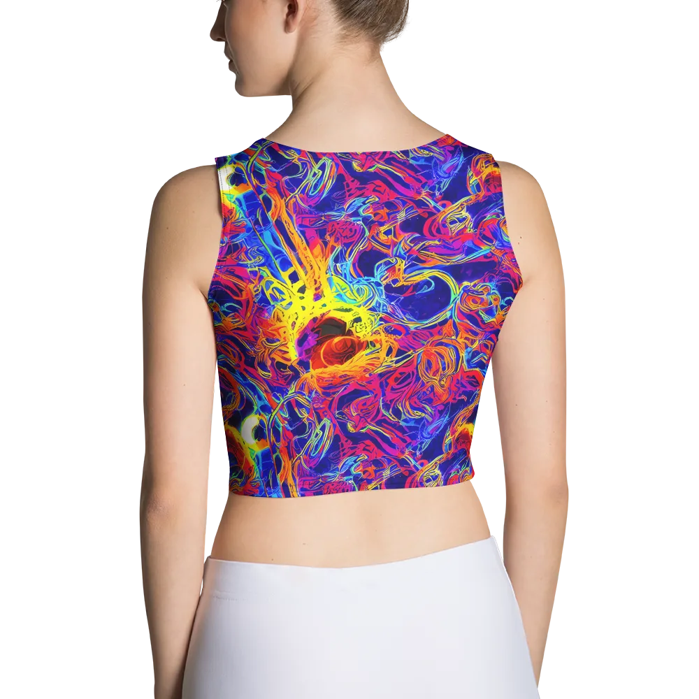 Firefly Frenzy on Crop Top — Back