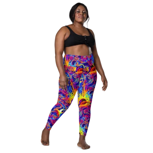 Firefly Frenzy on a Leggings with Pockets