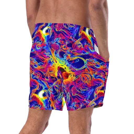 Firefly Frenzy on a Swim Trunks