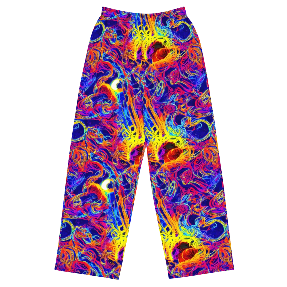 Firefly Frenzy on Wide-Leg Pants — Front