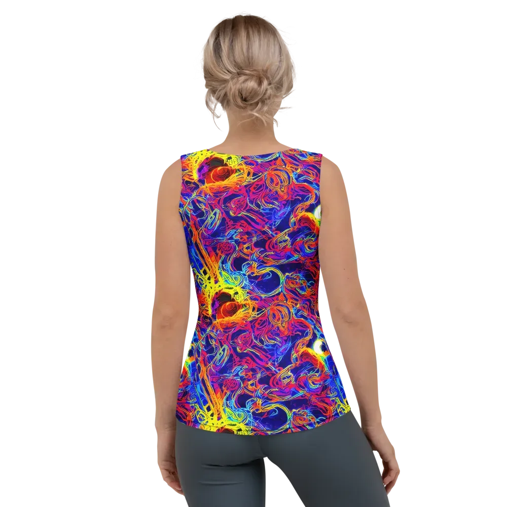Firefly Frenzy on Women's Tank Top — Back