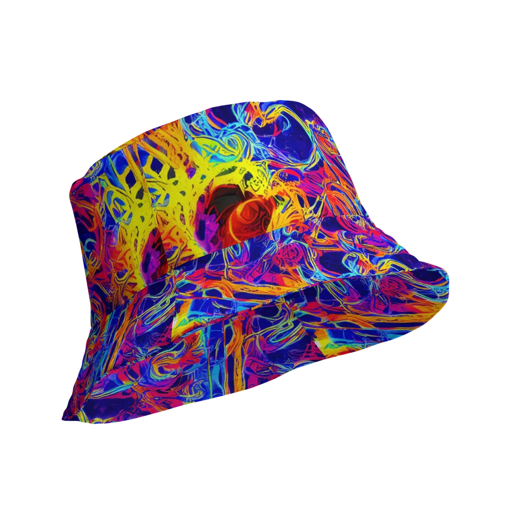 Firefly Frenzy on Reversible Bucket Hat — Product details Outside