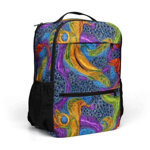 Reef of Fire on a Utility Backpack