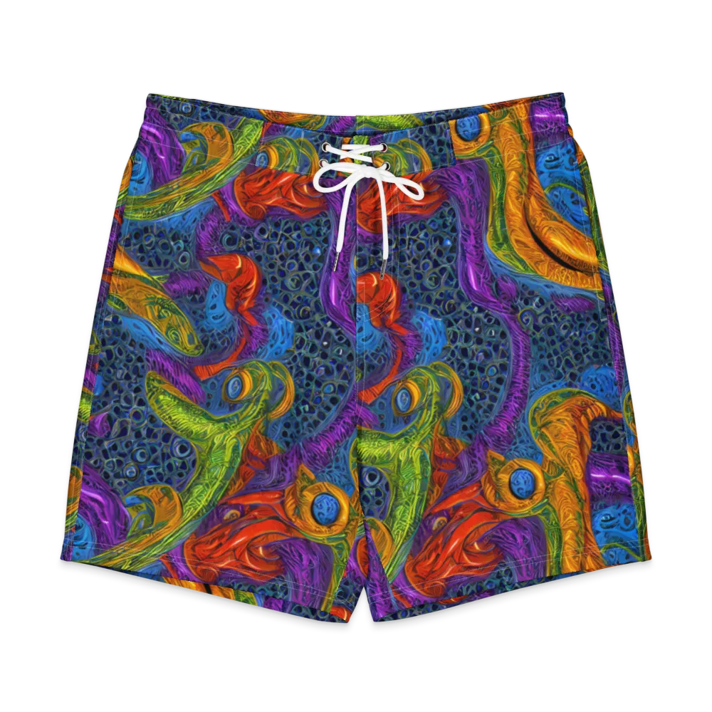 Reef of Fire on Men's Board Shorts — Front