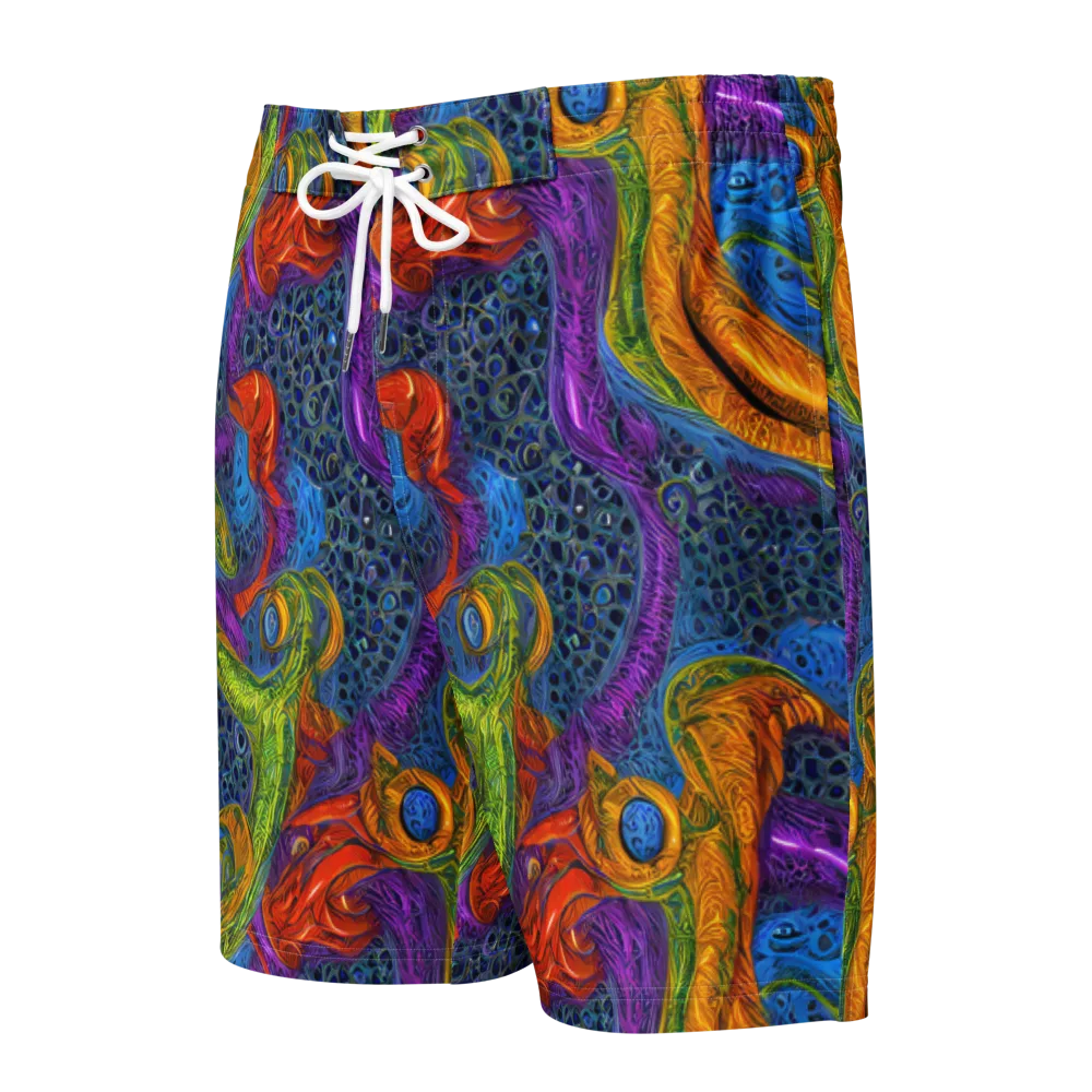 Reef of Fire on Men's Board Shorts — Front