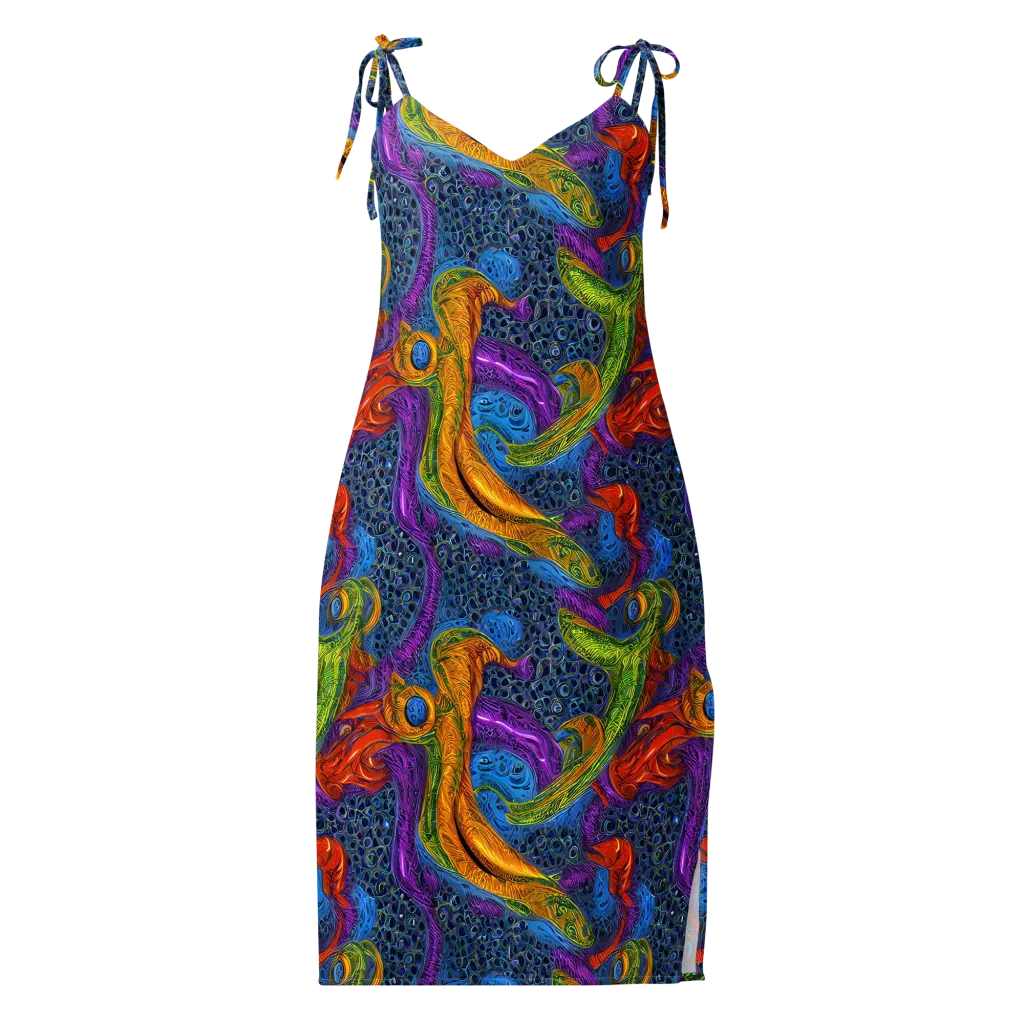 Reef of Fire on Slip Dress — Front