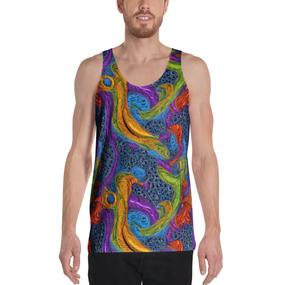 Reef of Fire on Men's Tank Top — Front