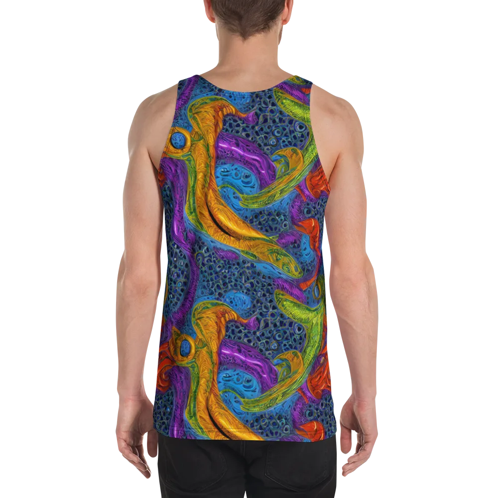 Reef of Fire on Men's Tank Top — Back