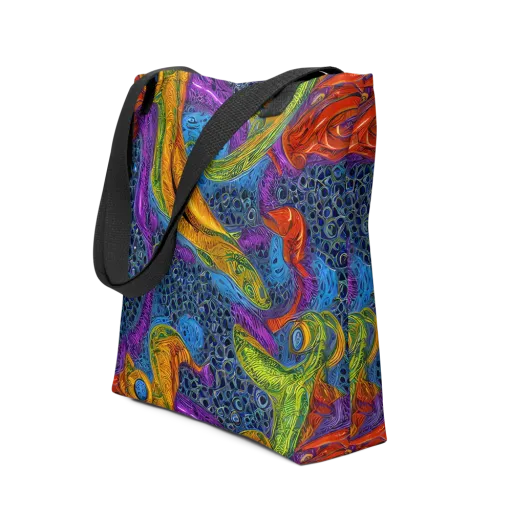 Reef of Fire on a Tote Bag