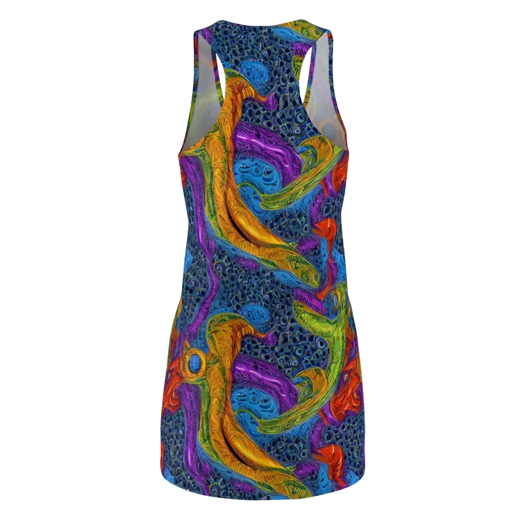 Reef of Fire on Racerback Dress — Back