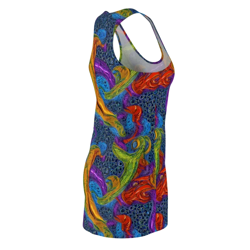 Reef of Fire on Racerback Dress — Back Side