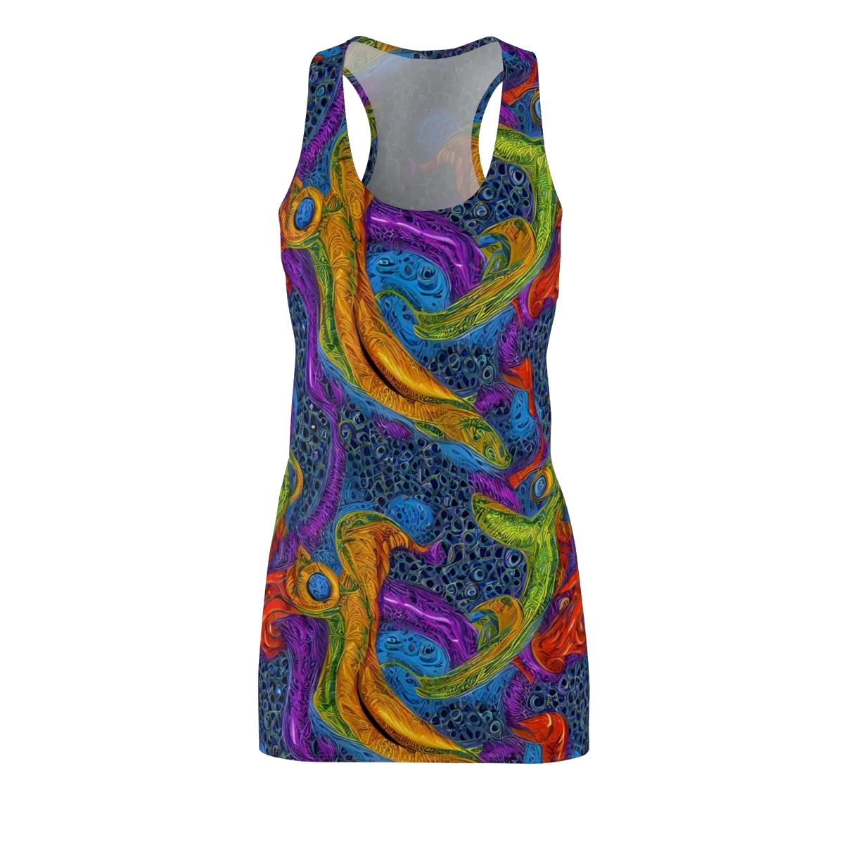 Reef of Fire on Racerback Dress — Front