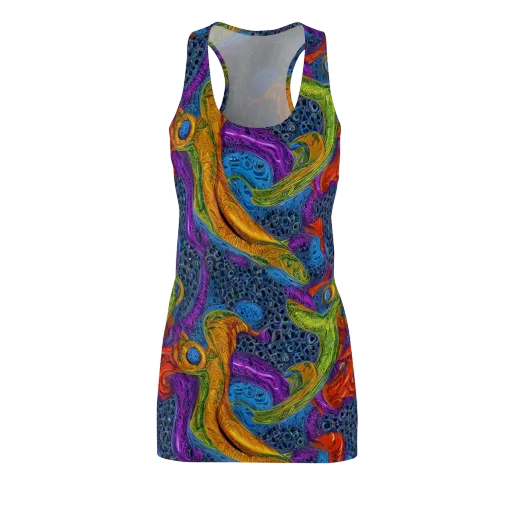 Reef of Fire on a Racerback Dress