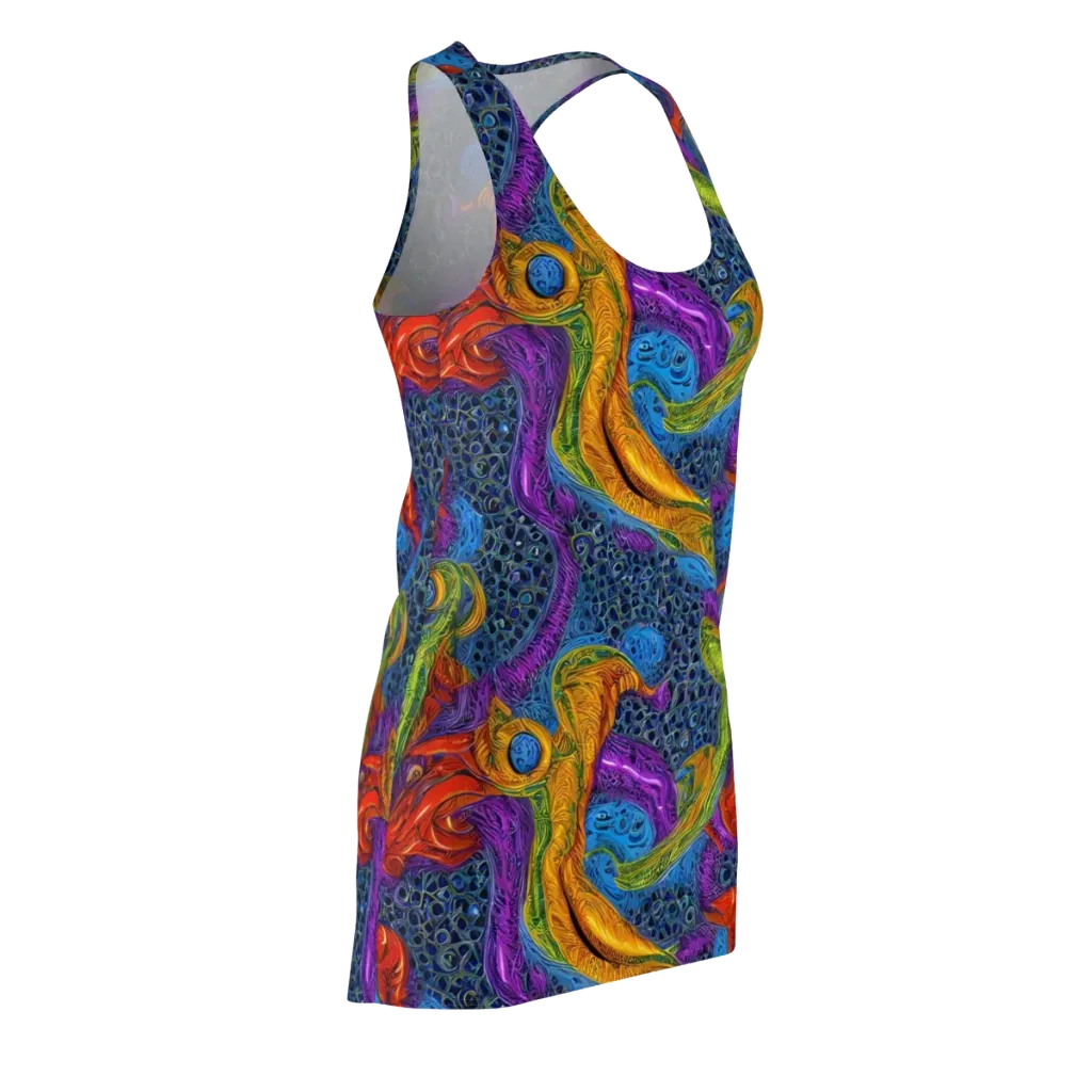 Reef of Fire on Racerback Dress — Front Side