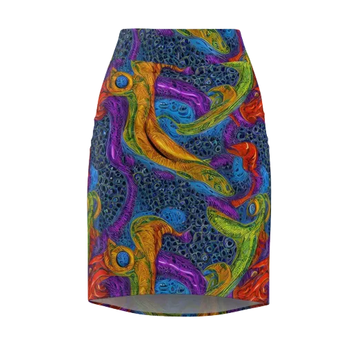 Reef of Fire on a Pencil Skirt