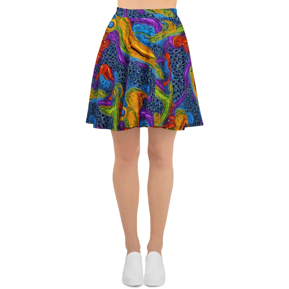 Reef of Fire on Skater Skirt — Front