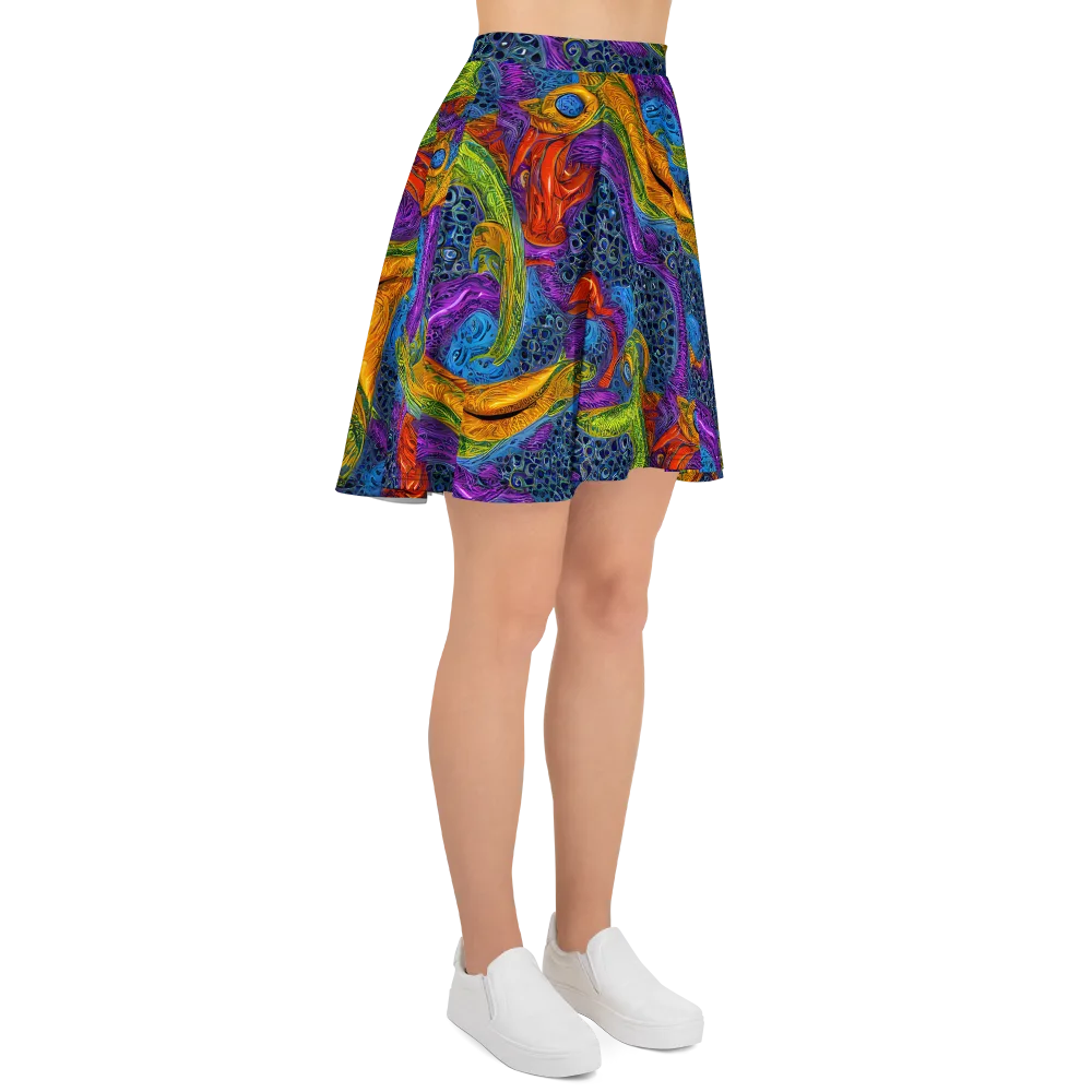 Reef of Fire on Skater Skirt — Right