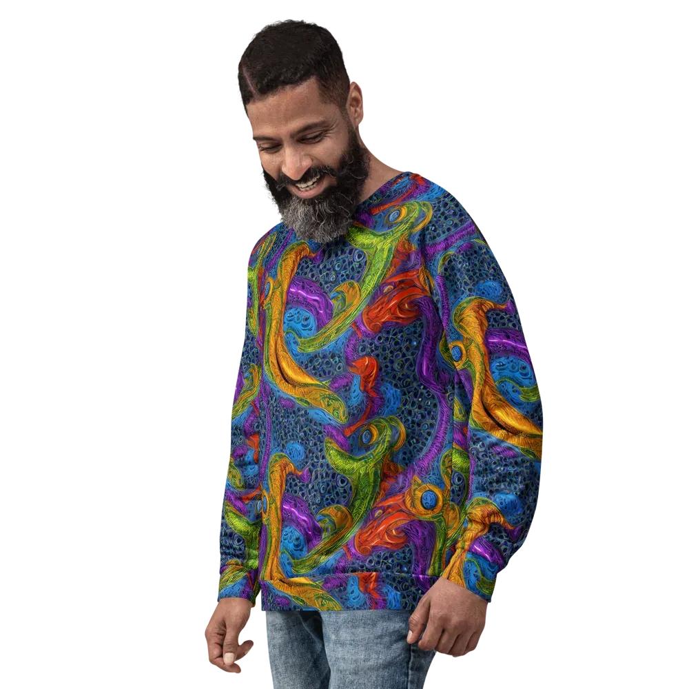 Reef of Fire on Sweatshirt — Left Front