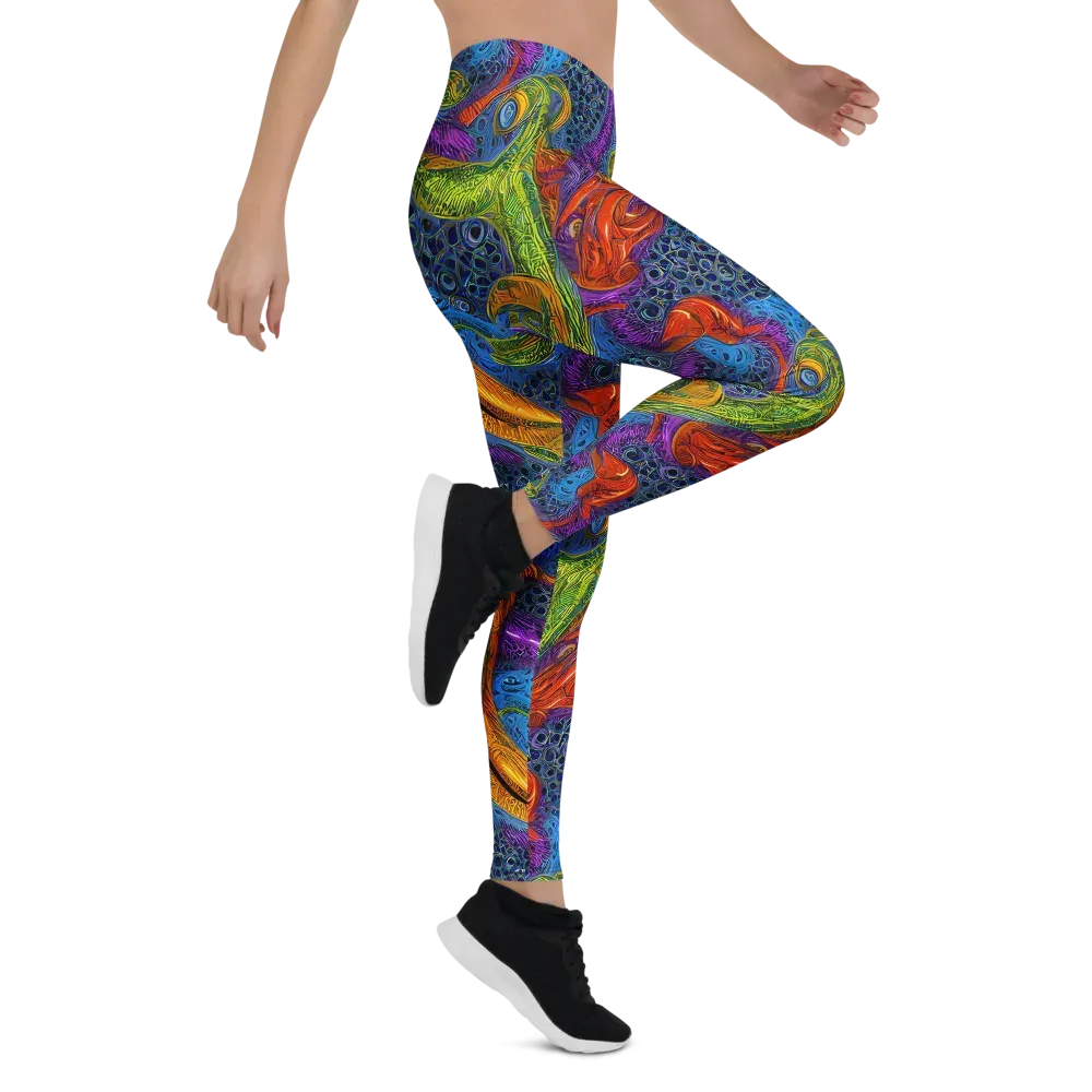 Reef of Fire on Leggings — Right