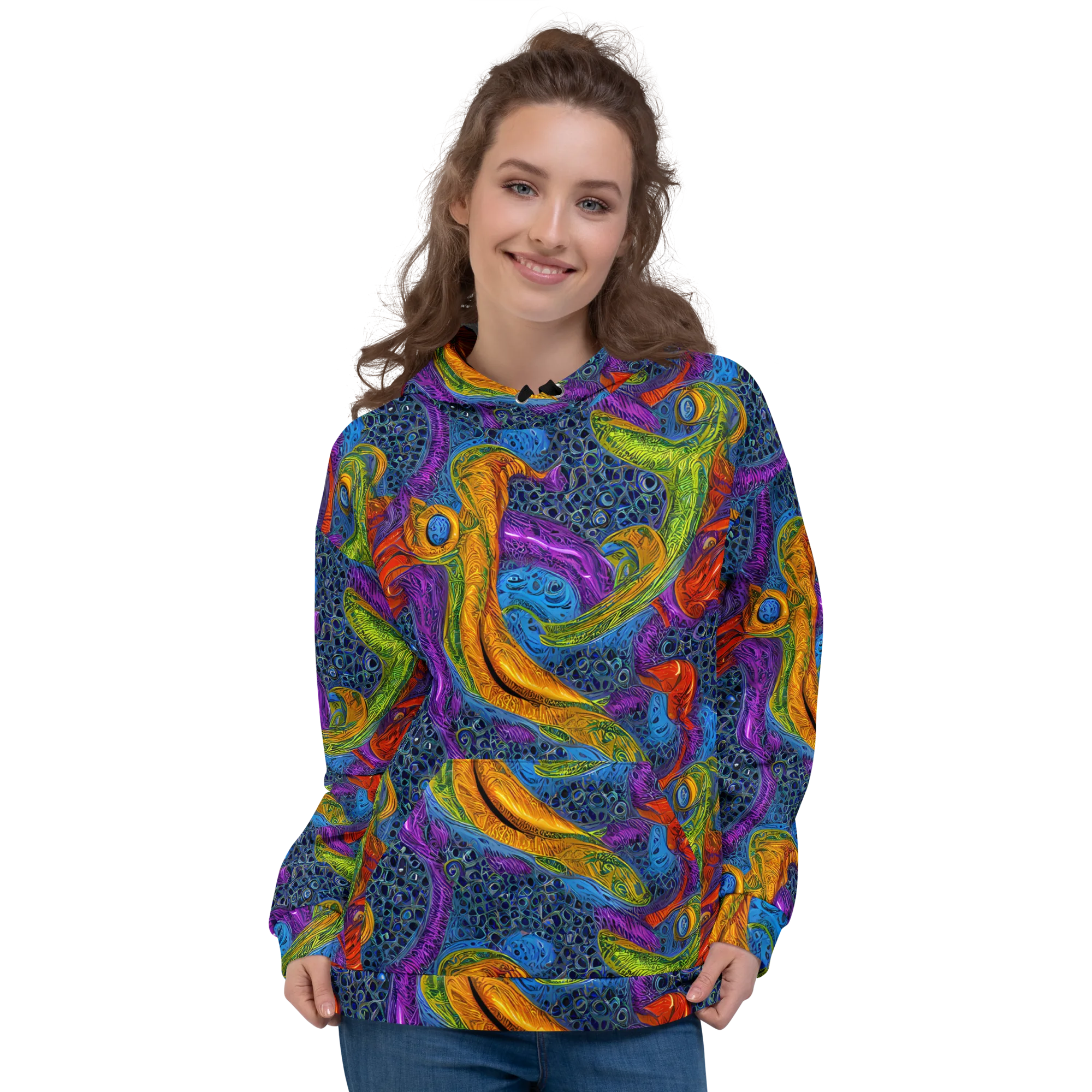 Reef of Fire on Hoodie — Front