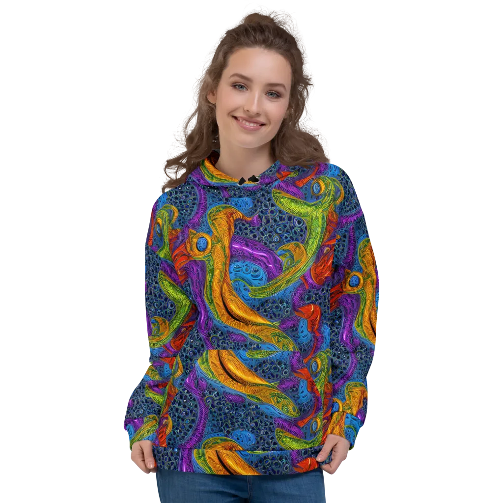 Reef of Fire on Hoodie — Front