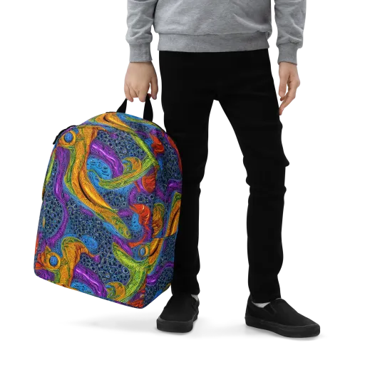 Reef of Fire on a Minimalist Backpack