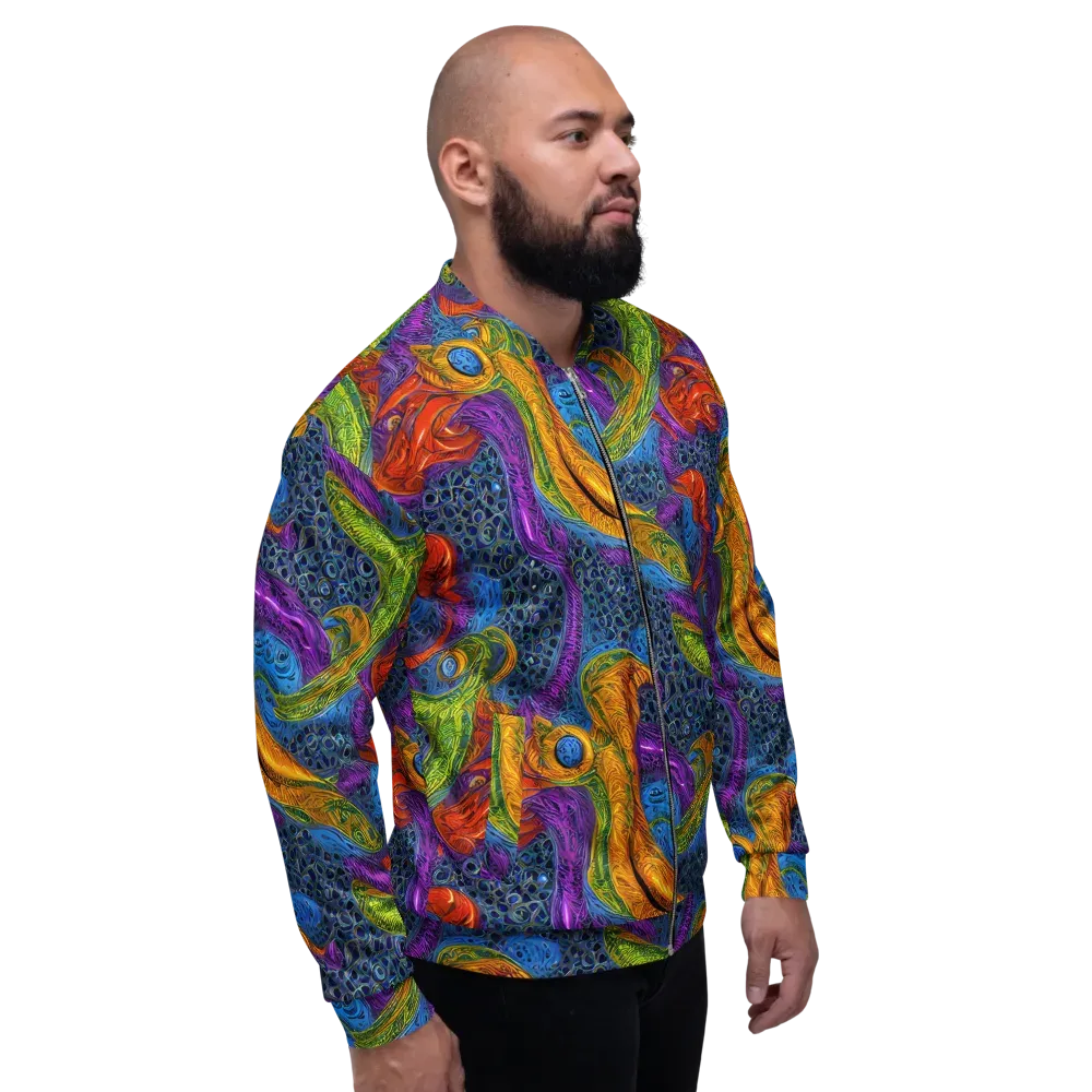 Reef of Fire on Bomber Jacket — Right