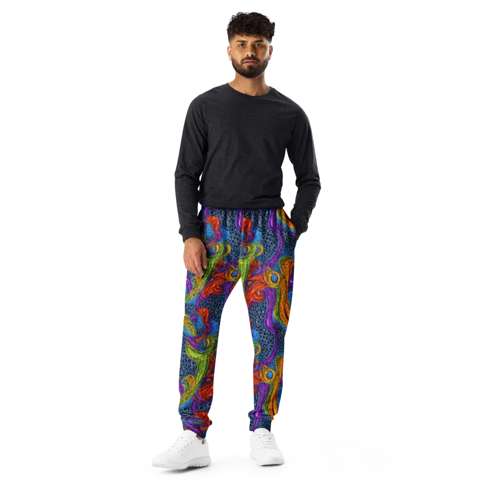 Reef of Fire on Men's Joggers — Front
