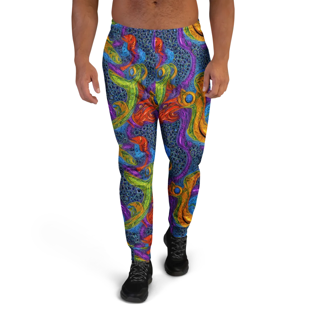 Reef of Fire on Men's Joggers — Front