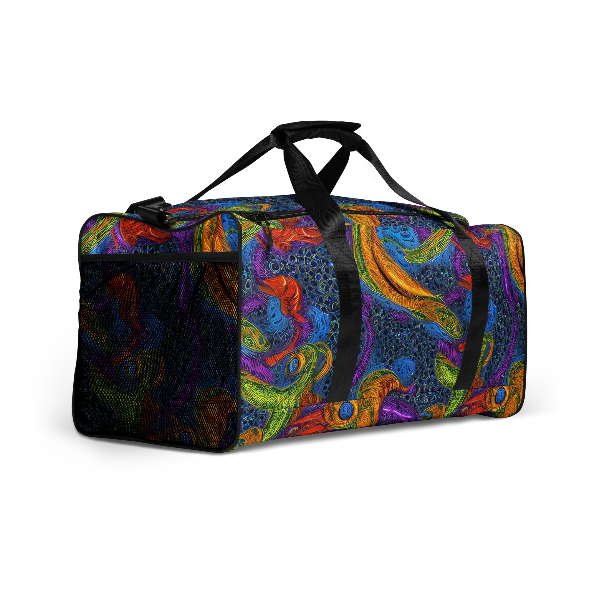 Reef of Fire on Duffle Bag — Right Front
