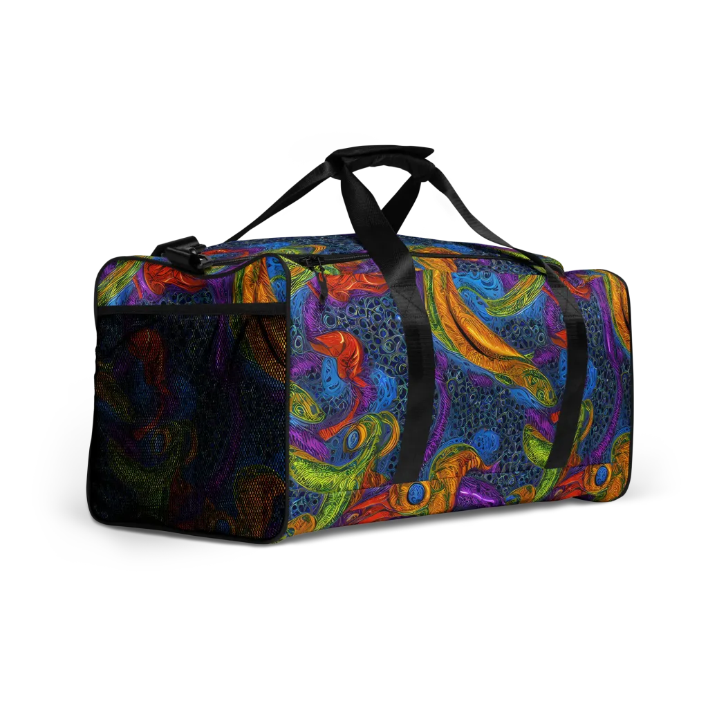 Reef of Fire on Duffle Bag — Right Front