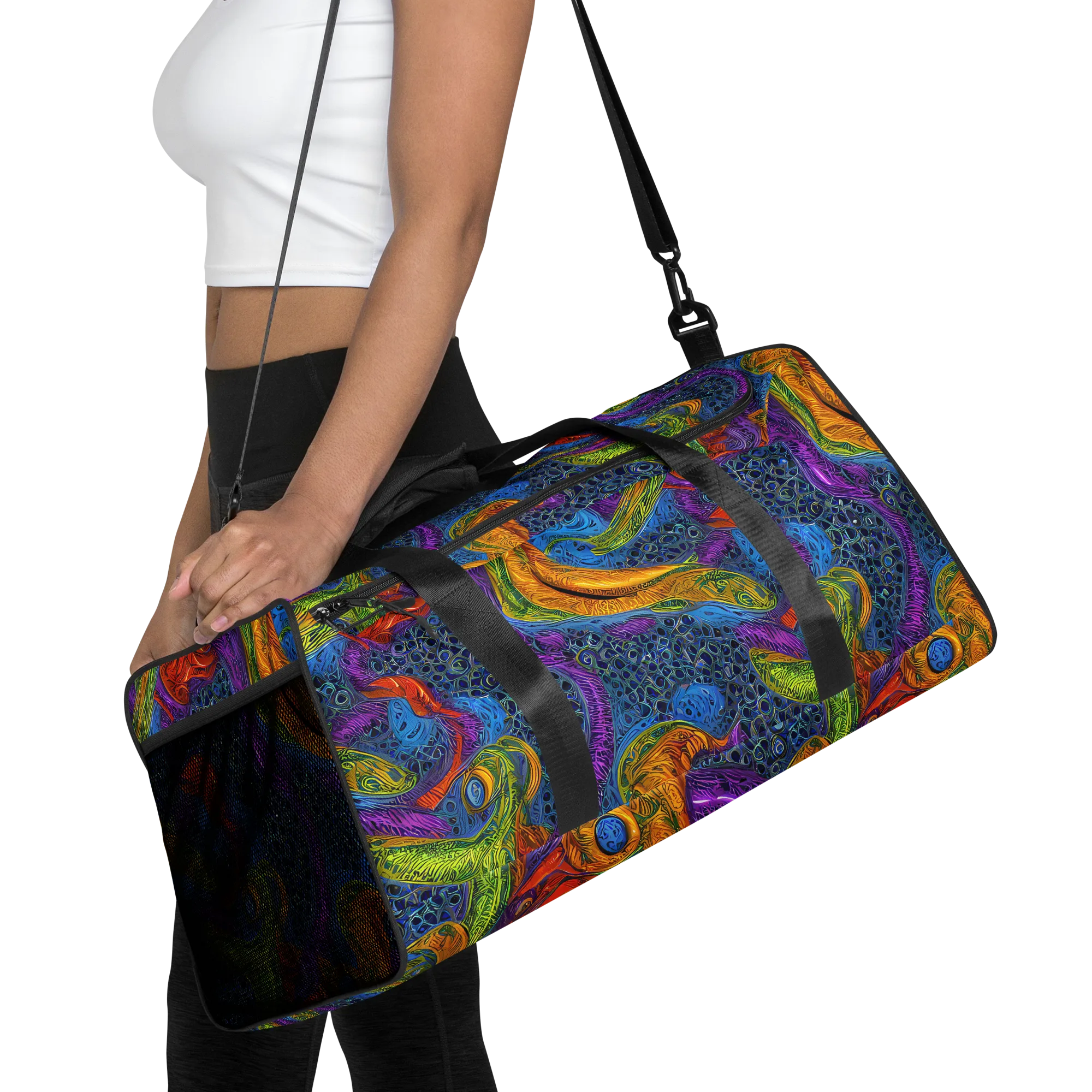Reef of Fire on Duffle Bag — Front
