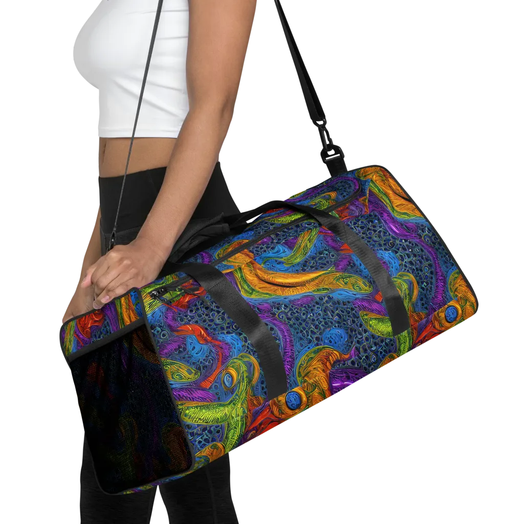 Reef of Fire on Duffle Bag — Front