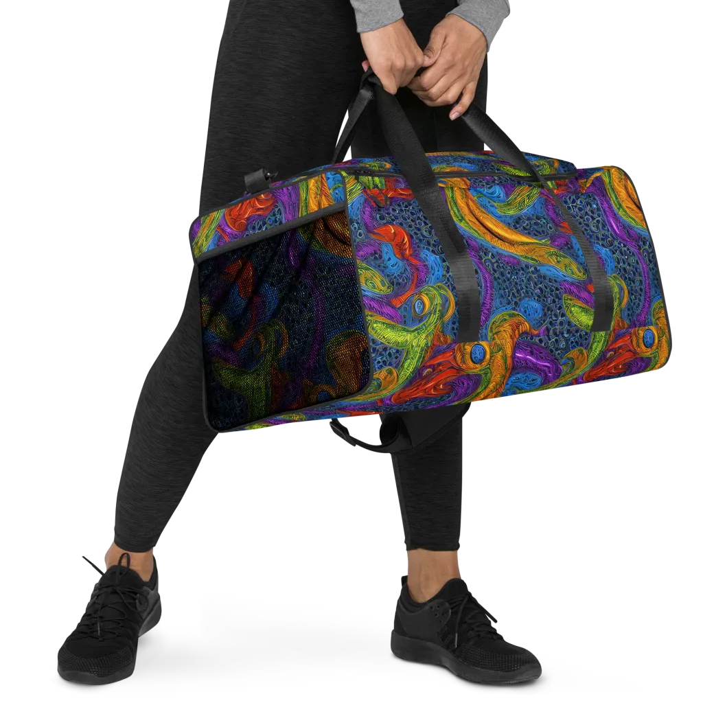 Reef of Fire on Duffle Bag — Right Front