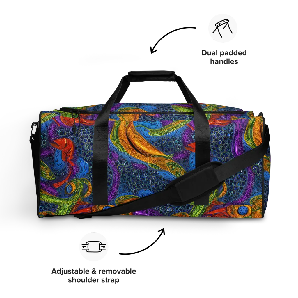 Reef of Fire on Duffle Bag — Front