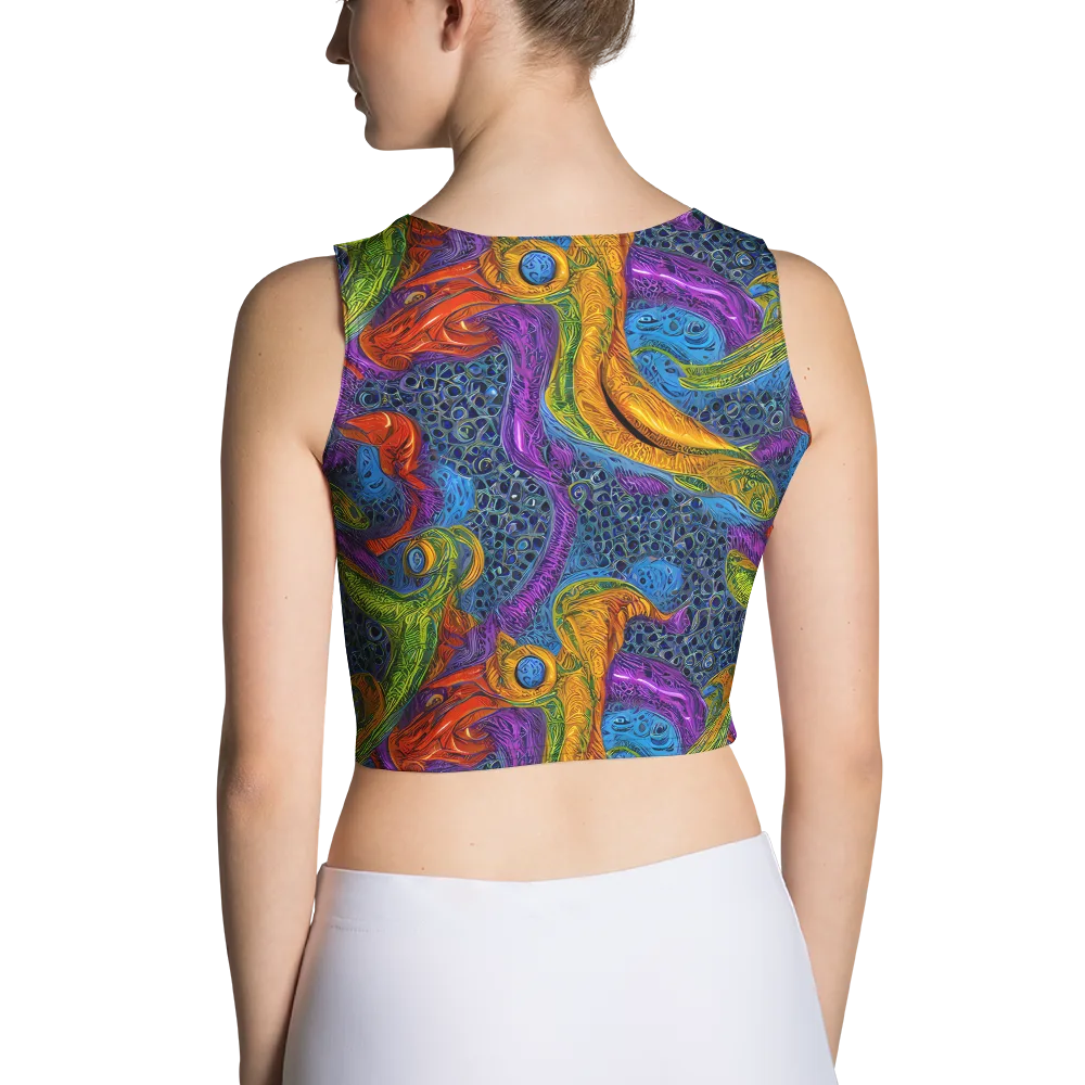 Reef of Fire on Crop Top — Back