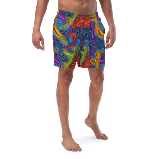 Reef of Fire on a Swim Trunks